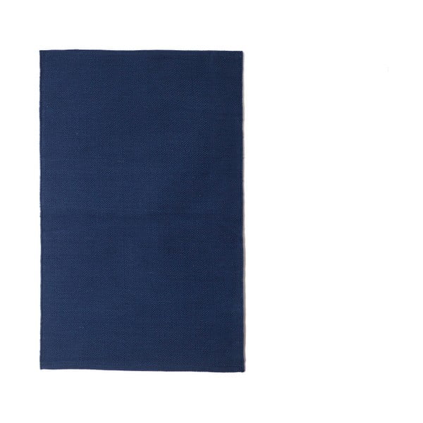 Modrý koberec TJ Serra Blue Navy, 60 x 90 cm