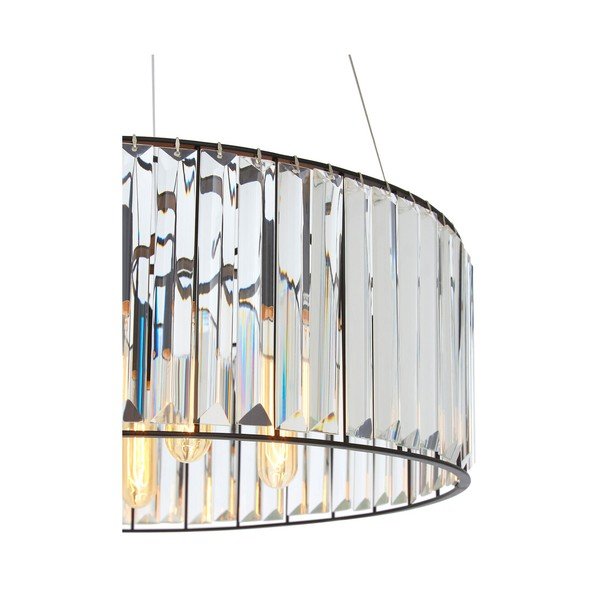 Висящо осветително тяло със стъклен абажур ø 50 cm Akiko – Premier Housewares-image-2