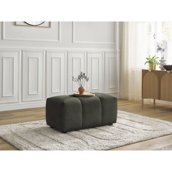 Шенилова табуретка  в цвят каки Roxelane – Bobochic Paris-image-4