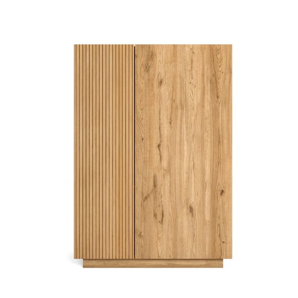 Шкаф в дъбов декор в естествен цвят 90x126 cm Rayana - Marckeric