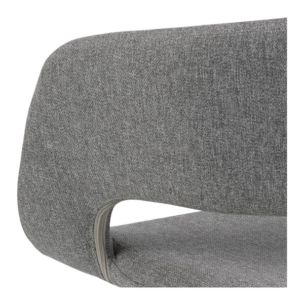 Сив въртящ се трапезен стол Grace - Actona-image-1