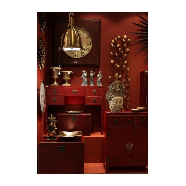 Червена ракла 60x42 cm Oriente – Ixia-image-3