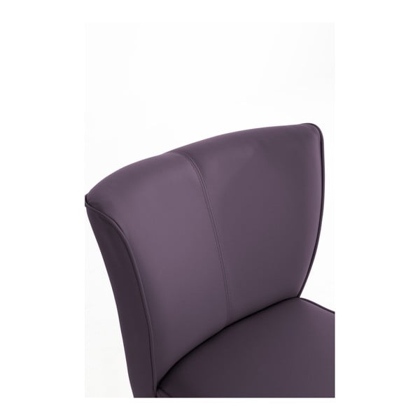 Fialové křeslo z imitace kůže Max Winzer Beni Imitation-image-4