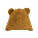 Кафява детска възглавница за диван от букле Bear – Wigiwama