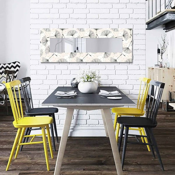 Стенно огледало с дървена рамка 40x120 cm - Wallity-image-2