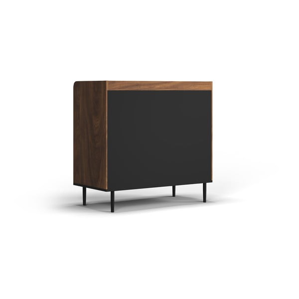 Нисък скрин в орех 90x90 cm Ely - Cosmopolitan Design-image-3