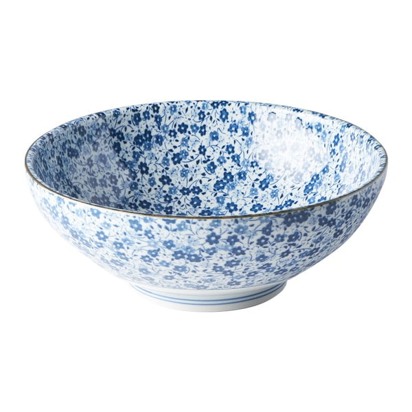 Синя и бяла керамична купа, ø 21,5 cm Daisy - MIJ