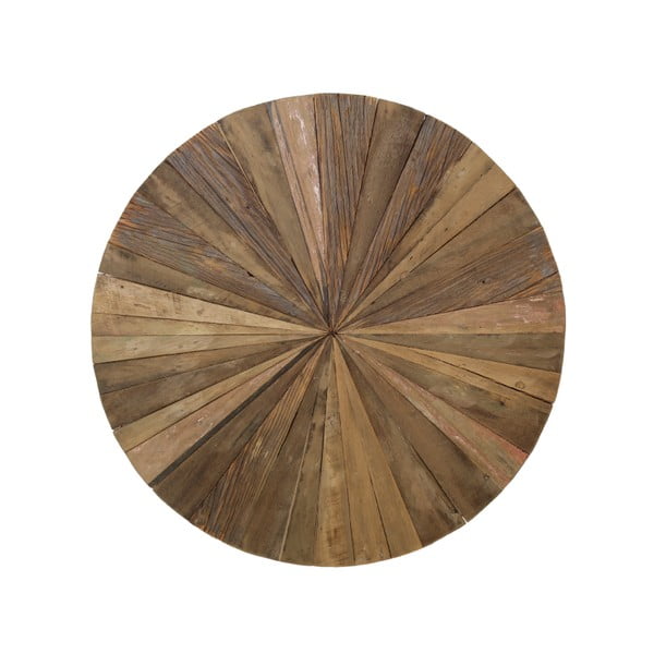Dřevěná nástěnná dekorace HSM Collection Sun, Ø 80 cm