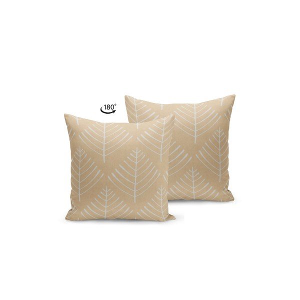 Възглавница с жълт коледен пълнеж, 43 x 43 cm - Kate Louise-image-1