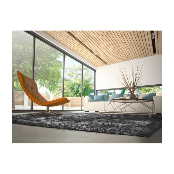 Антрацит килим 60x120 cm Aloe Liso – Universal-image-1