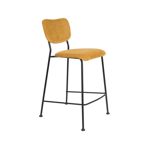 Бар столове в цвят охра в комплект от 2 броя 92 cm Benson - Zuiver