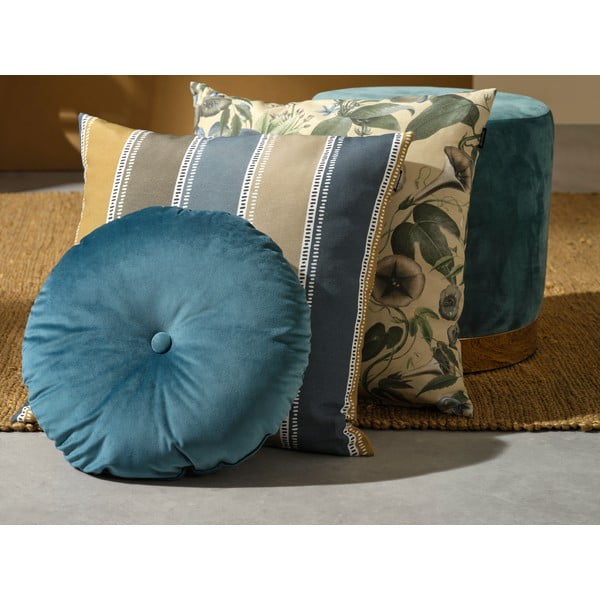 Синя външна възглавница , ø 40 cm Jolie - Hartman-image-2