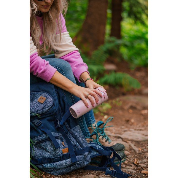 Розова термочаша за пътуване , 400 ml Fuori - Vialli Design-image-4