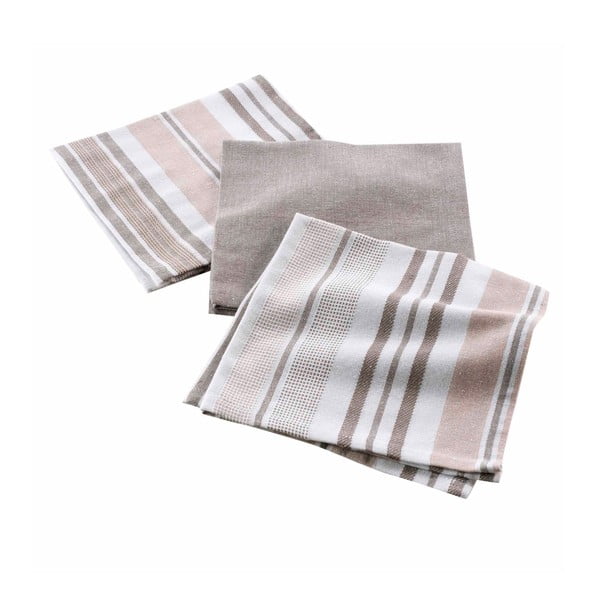 Текстилни салфетки в комплект от 3 бр. Melina – douceur d'intérieur