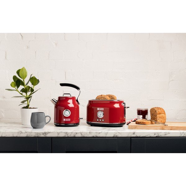 Червена електрическа кана 1,7 l Dorset Putty – Haden-image-1