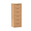 Шкафче в естествен цвят 40x118x40 cm Wally – Teulat