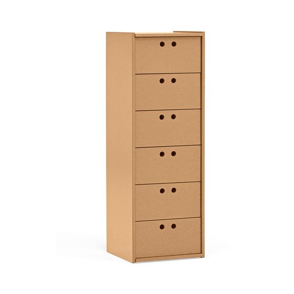 Шкафче в естествен цвят 40x118x40 cm Wally – Teulat