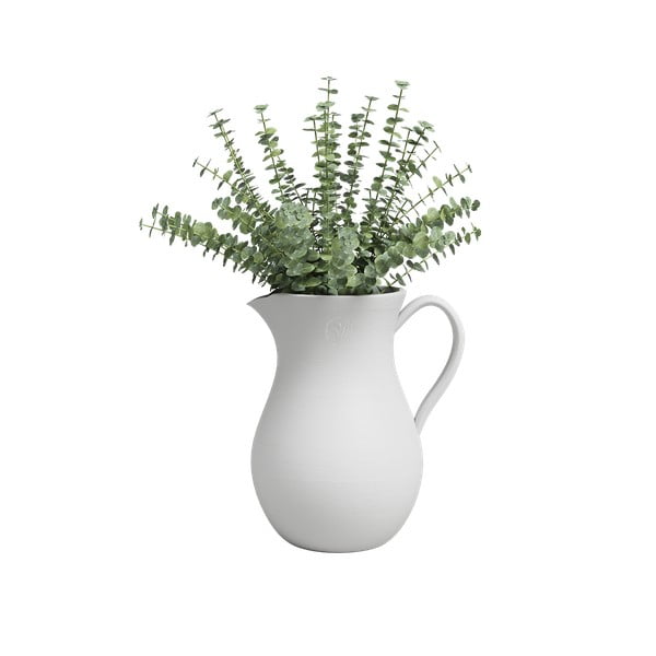 Бяла керамична ръчно изработена ваза (височина 30 см) Harmonia - Artevasi-image-2