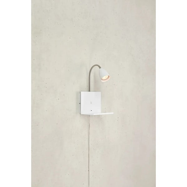 Бяла стенна лампа Cuarto – Markslöjd-image-1