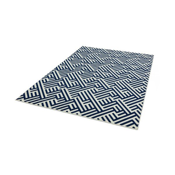 Син и бял килим , 80 x 150 cm Antibes - Asiatic Carpets-image-2