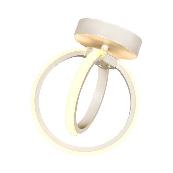 Бяло метално LED осветително тяло за таван Sezen – Squid Lighting-image-2