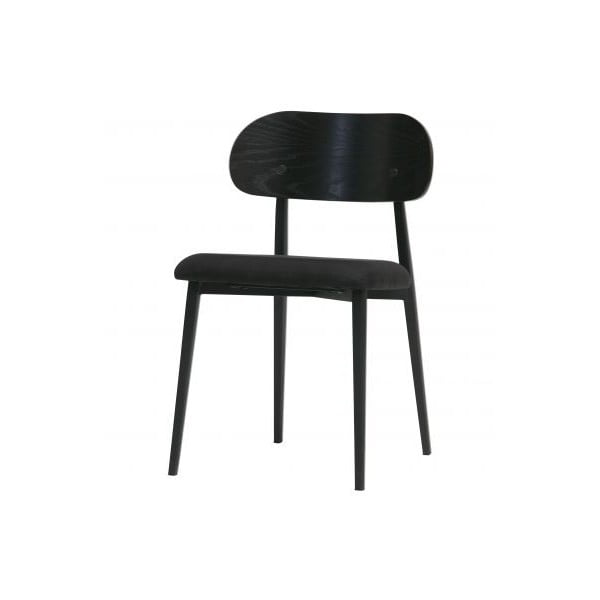 Комплект от 2 черни трапезни стола Клас - vtwonen
