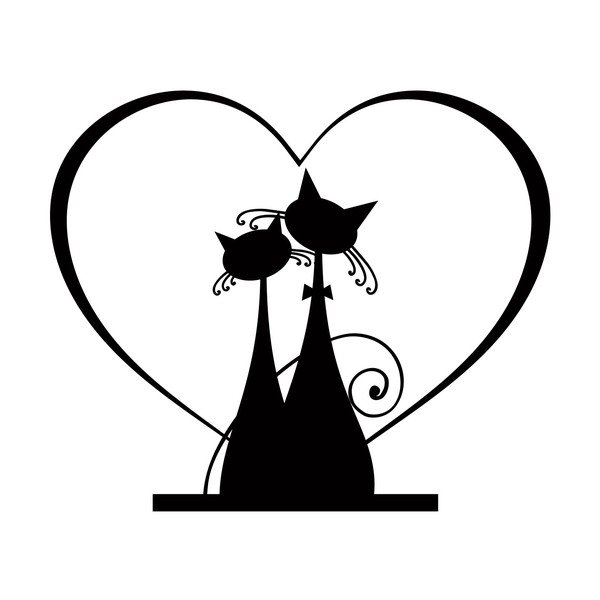 Стикер Fanastick Котки в любовта - Ambiance-image-1