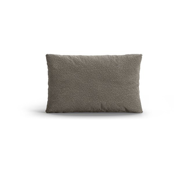 Сива възглавница за диван от букле Poppy – Micadoni 