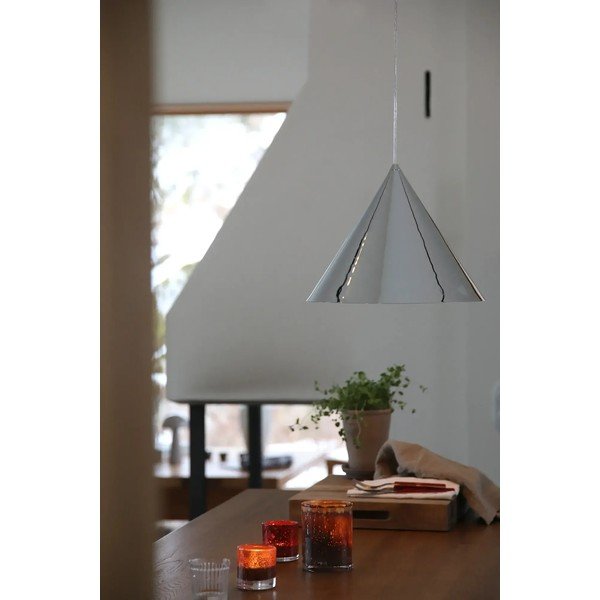 Метално висящо осветително тяло в сребрист цвят с метален абажур ø 37,5 cm Tip – Markslöjd-image-3