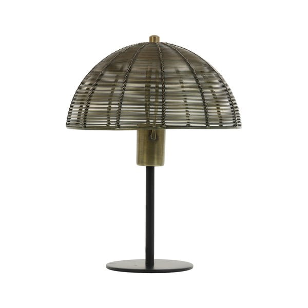 Настолна лампа от бронз (височина 33 cm) Klobu - Light & Living