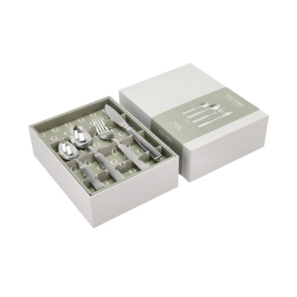Прибори за хранене от неръждаема стомана в сребрист цвят 16 бр. Ranka – Gense-image-1