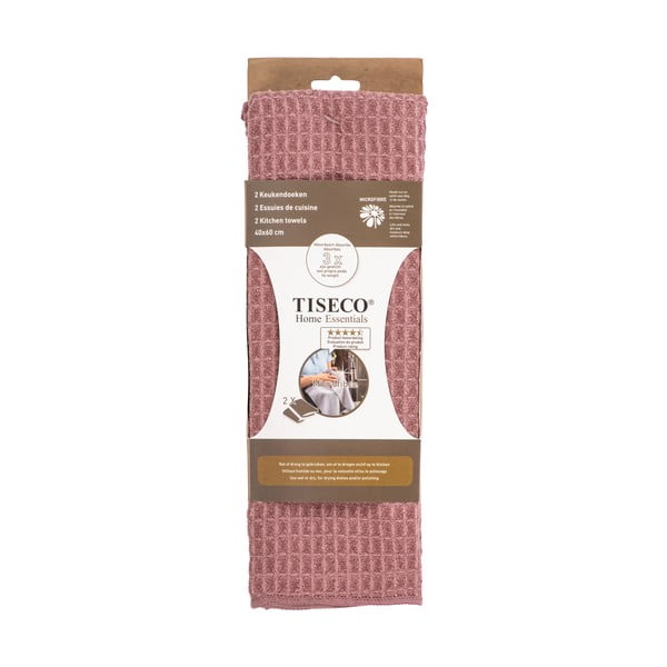 Кърпи за съдове в комплект 2 бр. от микрофибър 40x60 cm Waffle – Tiseco Home Studio-image-2