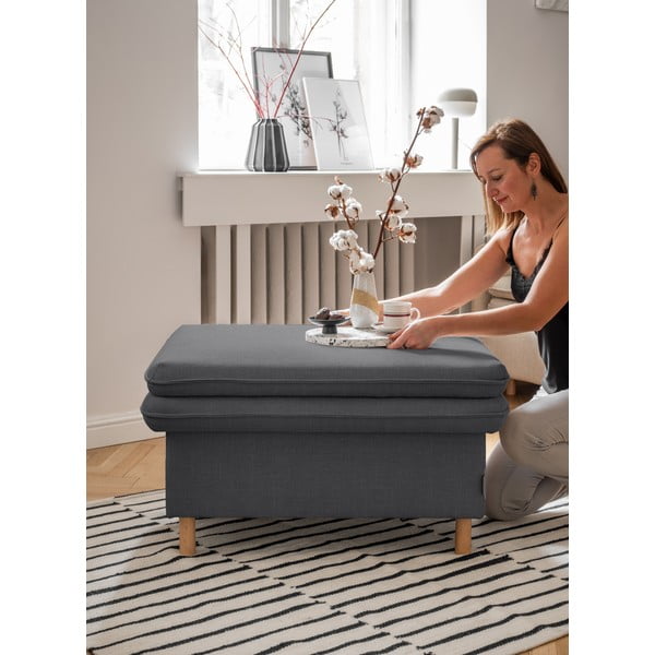 Тъмносива табуретка Simon – Miuform-image-1