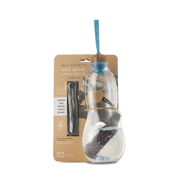 Modrá filtrační láhev Black + Blum Eau Good s aktivním uhlím, 800 ml-image-1