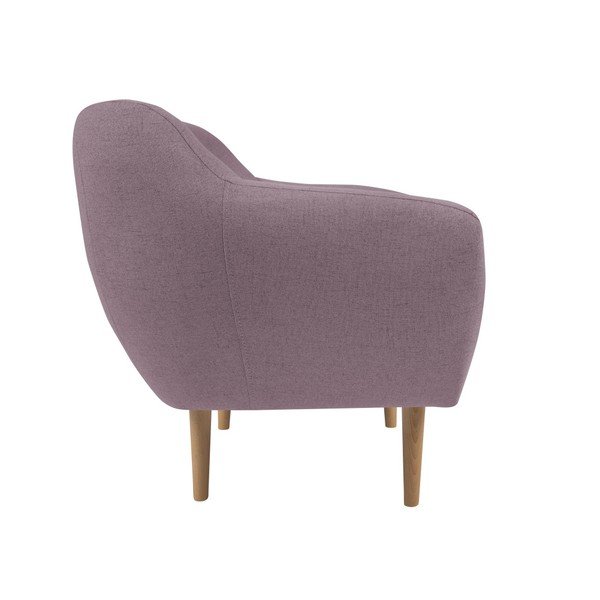Růžové křeslo se světlými nohami Mazzini Sofas Sicile-image-2