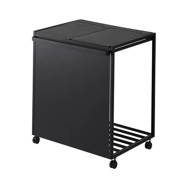 Черно метално кошче за рециклиране Tower – YAMAZAKI