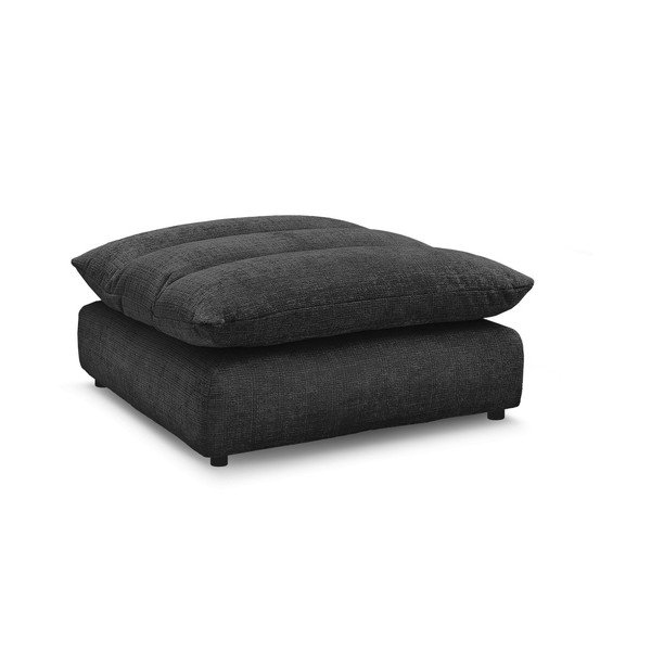 Черна шенилова табуретка Neil – Bobochic Paris