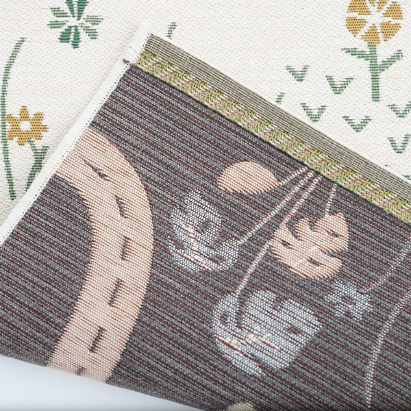 Кремаво детско килимче за игра 123x180 cm Garden Life – Nattiot-image-4