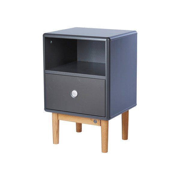 Тъмно сиво нощно шкафче Color Box - Tom Tailor-image-2