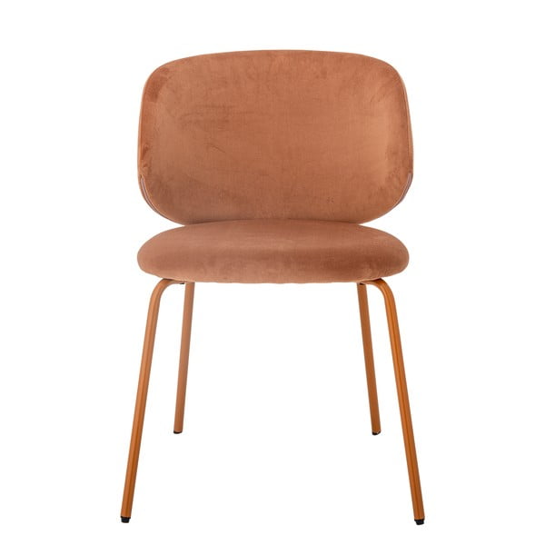 Оранжеви кадифени трапезни столове в комплект от 2 бр. Ponte – Bloomingville-image-2