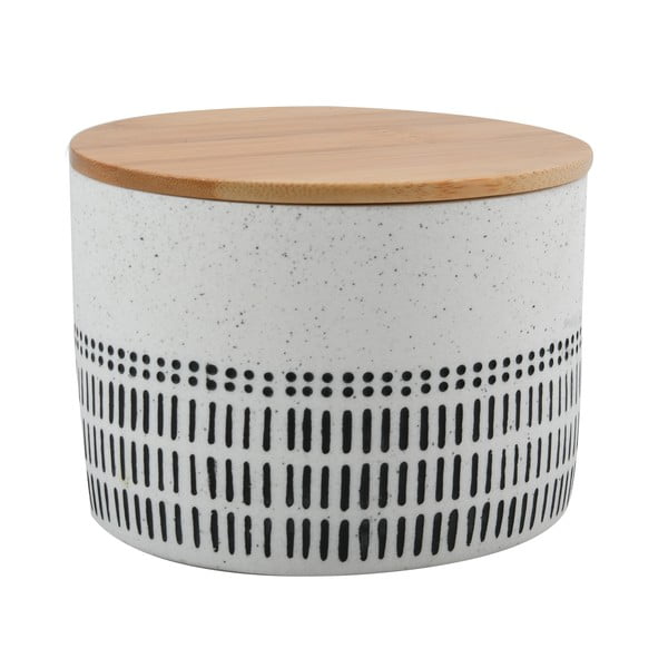 Бял органайзер за баня за памучни тампони от полирезин Yuma – Spirella