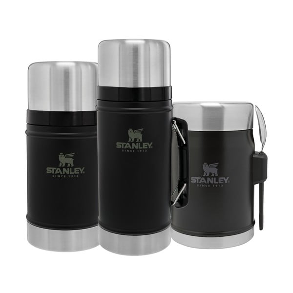Черен термос за храна от неръждаема стомана 940 ml Legendary Classic Black – Stanley-image-2