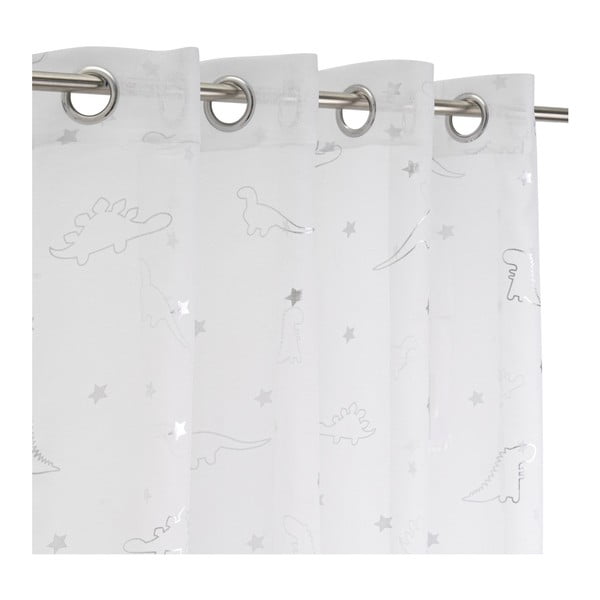Бяло-сребриста завеса 140x260 cm Dinos – Casa Selección-image-2