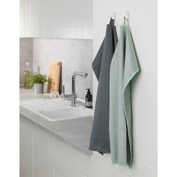 Кърпи за съдове от микрофибър в комплект 2 бр. 40x60 cm Miko – Wenko-image-1