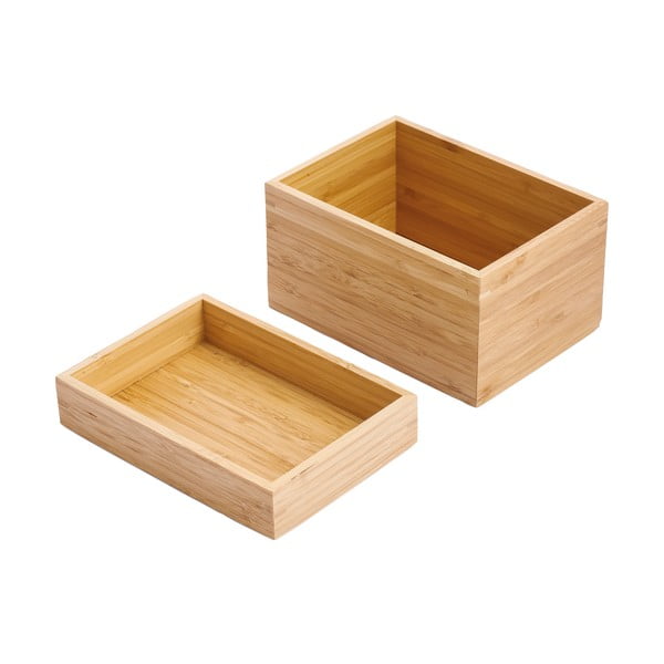 Бамбуков органайзер за козметика в естествен цвят Isalys – MSV-image-3