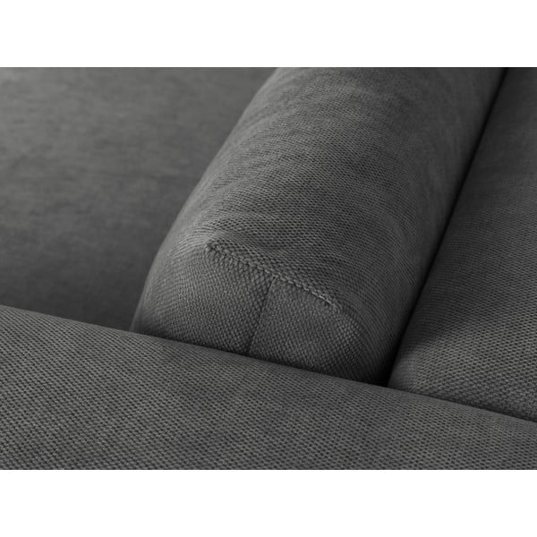 Тъмносив ъглов U-образен диван Esther – Milo Casa-image-4