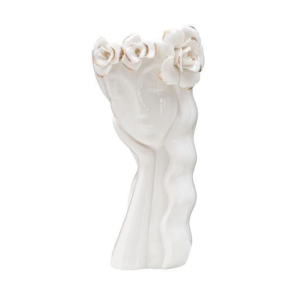 Бяла порцеланова ваза Сладка жена - Mauro Ferretti