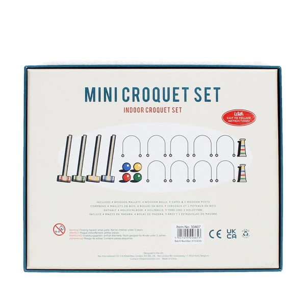 Крокет на маса Mini Croquet Set – Rex London-image-3