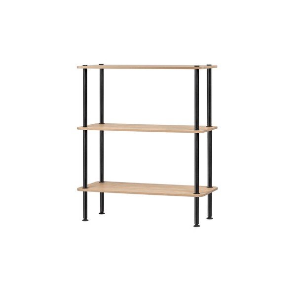 Стелаж от декор от дъб  в естествен цвят 80x90,5x35 cm Teidi – noo.ma