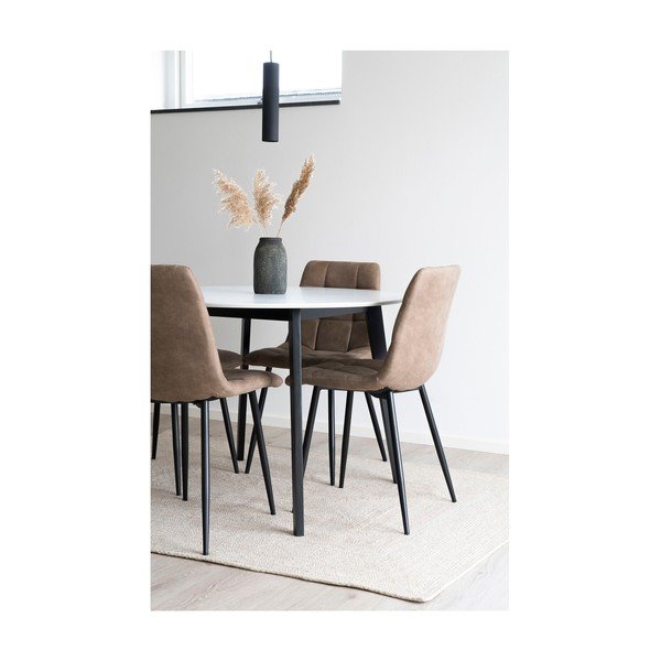 Кремав външен килим от рециклирани влакна 200x300 cm Menorca – House Nordic-image-1